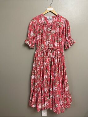 The Fox and the Mermaid small medium Venice dress cottage core